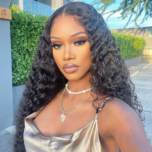 28" Deep Wave HD Lace Wig (13 x 4, 220% Density)