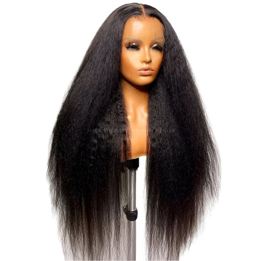 Kinky Straight Closure Wigs (2x6)