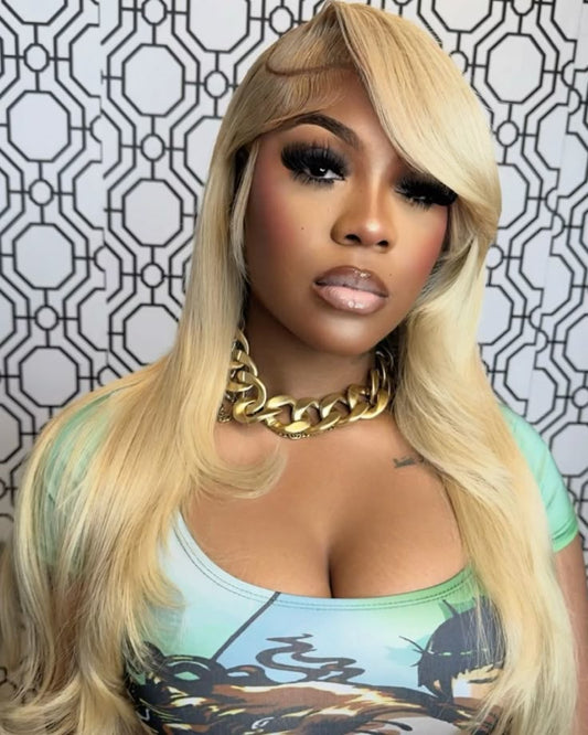 20" Straight 613 Transparent Lace Wig (13 x 4, 220% Density)