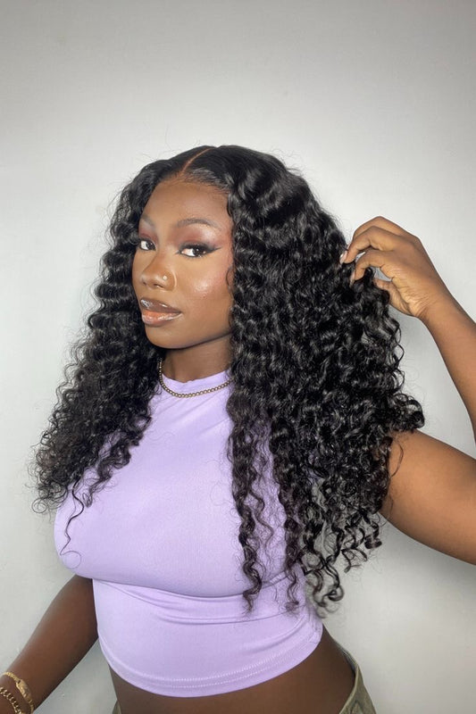 24" Deep Curly HD Lace Wig (13 x 4, 220% Density)