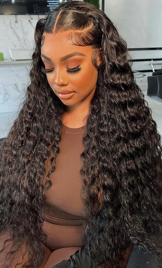 28" Deep Wave HD Lace Wig (13 x 4, 220% Density)