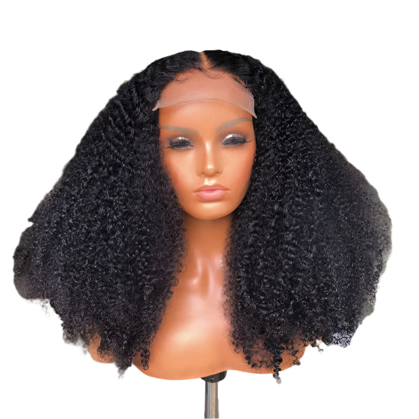 Kinky Curly Closure Wigs (4x4)