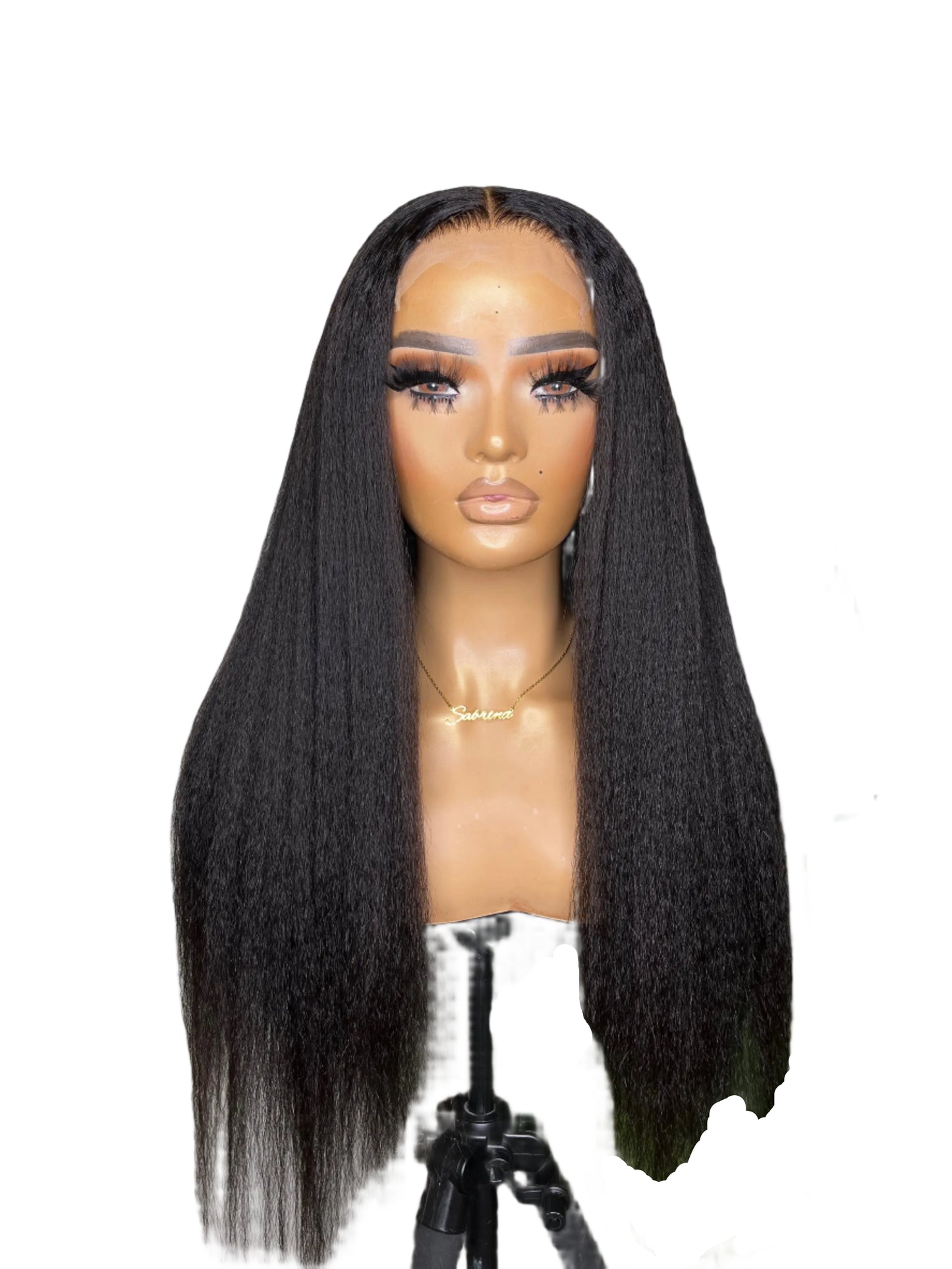 Kinky Straight Closure Wigs (2x6)