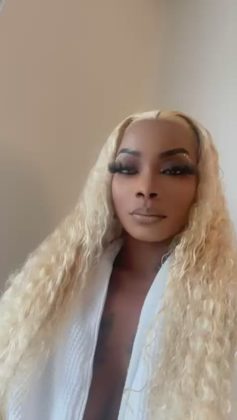 28" 613 Deep Curly HD Lace Wig (13 x 4, 220% Density)